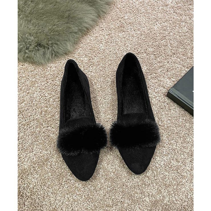 ファー付きパンプスポインテッドトゥ韓国風 | SUNSHINE CLOSET | 詳細画像13 