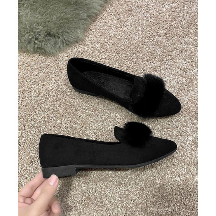 ファー付きパンプスポインテッドトゥ韓国風 | SUNSHINE CLOSET | 詳細画像14 