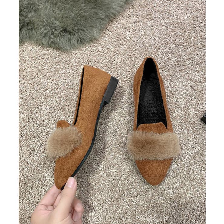 ファー付きパンプスポインテッドトゥ韓国風 | SUNSHINE CLOSET | 詳細画像20 