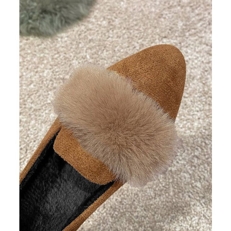 ファー付きパンプスポインテッドトゥ韓国風 | SUNSHINE CLOSET | 詳細画像21 