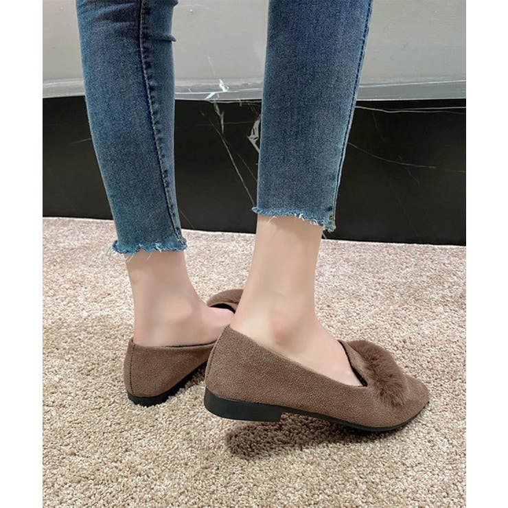 ファー付きパンプスポインテッドトゥ韓国風 | SUNSHINE CLOSET | 詳細画像6 