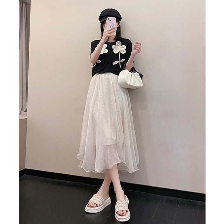 厚底サンダル パール付きフラットサンダル | SUNSHINE CLOSET | 詳細画像11 