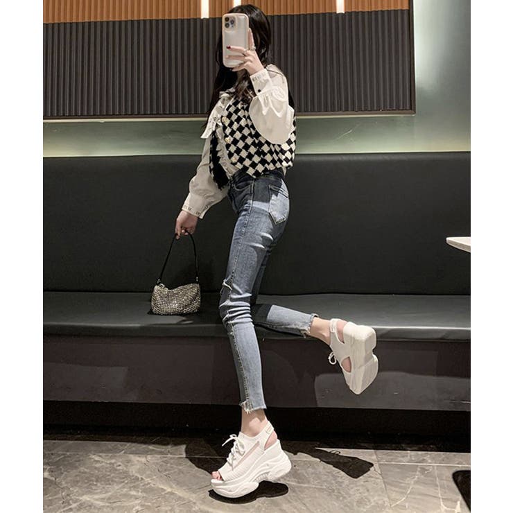 オープントゥスポーティーサンダル 厚底靴 | SUNSHINE CLOSET | 詳細画像16 