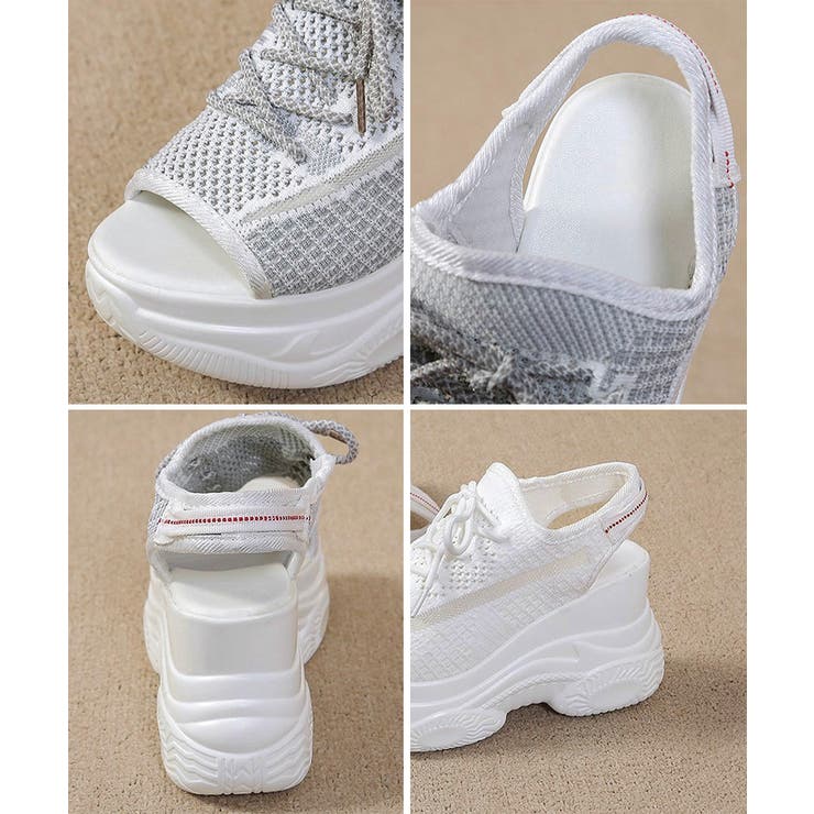 オープントゥスポーティーサンダル 厚底靴 | SUNSHINE CLOSET | 詳細画像21 