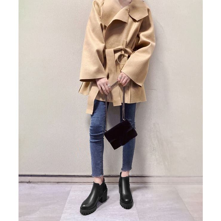 サイドゴアブーツチャンキーヒールブーティ | SUNSHINE CLOSET | 詳細画像15 