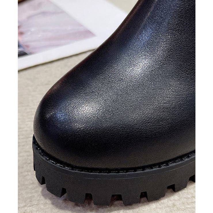 サイドゴアブーツチャンキーヒールブーティ | SUNSHINE CLOSET | 詳細画像18 