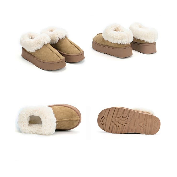 厚底ムートブーツ もこもこショートブーツ | SUNSHINE CLOSET | 詳細画像21 