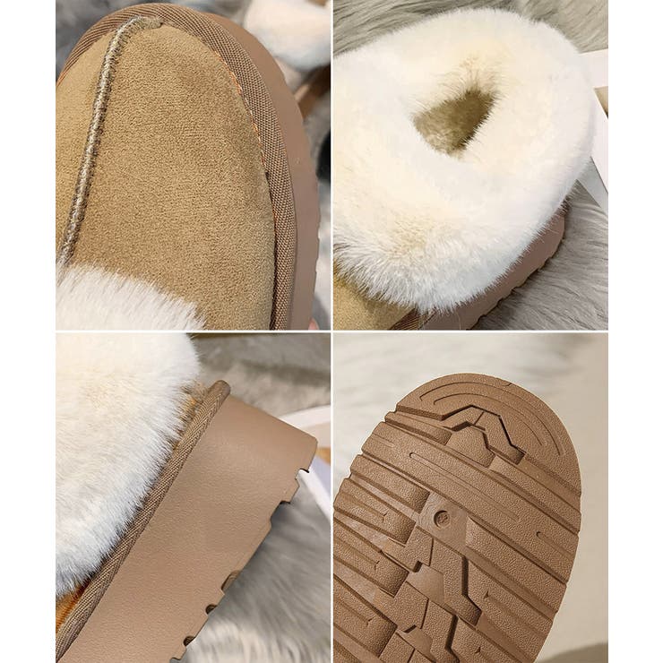 厚底ムートブーツ もこもこショートブーツ | SUNSHINE CLOSET | 詳細画像22 