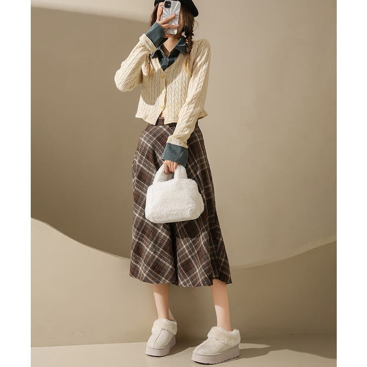 厚底ムートブーツ もこもこショートブーツ | SUNSHINE CLOSET | 詳細画像9 