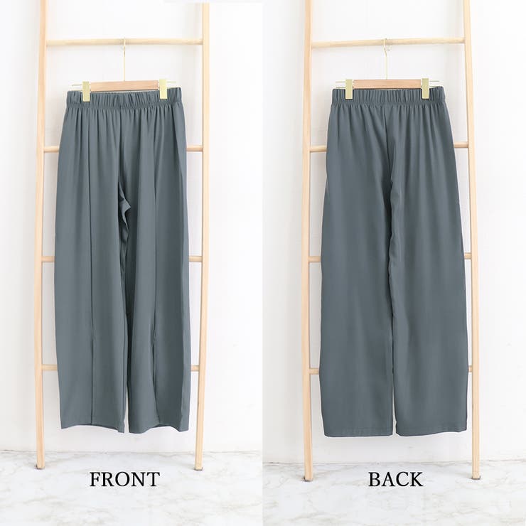 スリットパンツ ハイウエストカラーパンツ | SUNSHINE CLOSET | 詳細画像3 