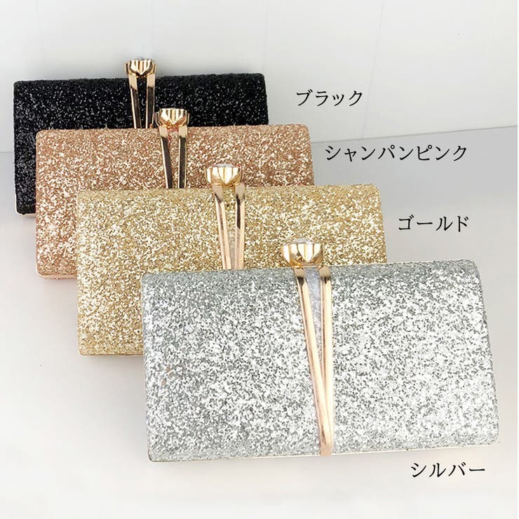 クラッチバッグ 結婚式 パーティーバッグ[品番：AGCW0005287