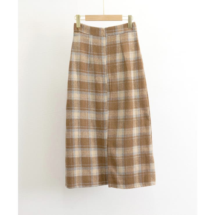 チェック柄タイトスカート バックスリット | SUNSHINE CLOSET | 詳細画像24 