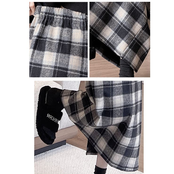 チェック柄タイトスカート バックスリット | SUNSHINE CLOSET | 詳細画像5 