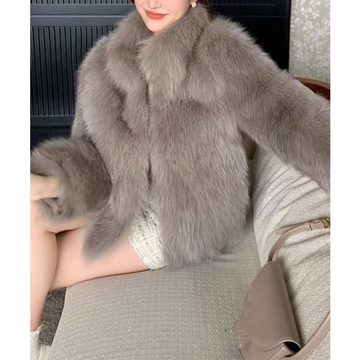 フェイクファージャケット ファーコート冬 | SUNSHINE CLOSET | 詳細画像12 