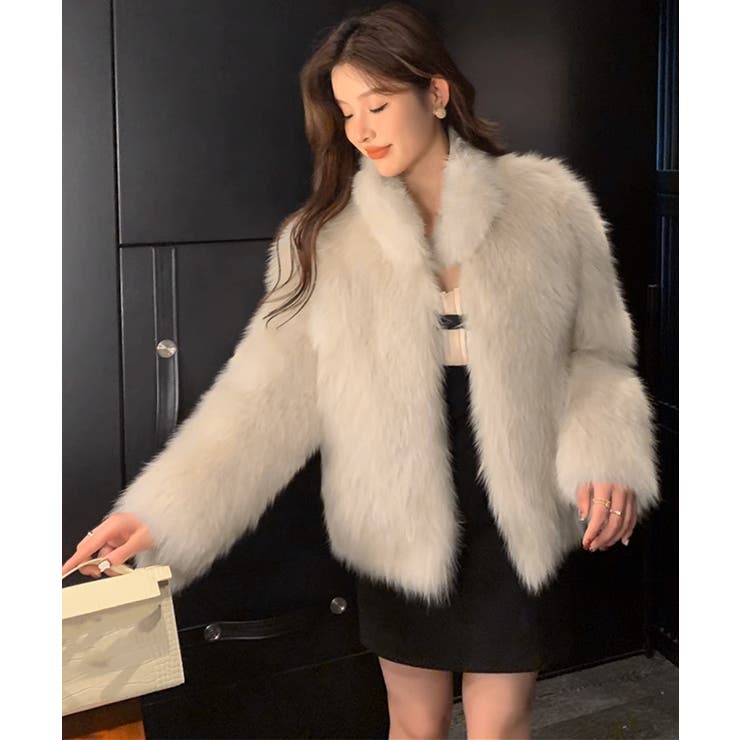 フェイクファージャケット ファーコート冬 | SUNSHINE CLOSET | 詳細画像30 