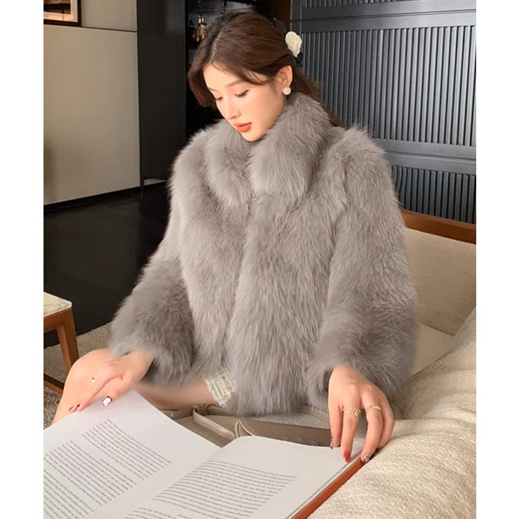 フェイクファージャケット ファーコート冬 | SUNSHINE CLOSET | 詳細画像6 