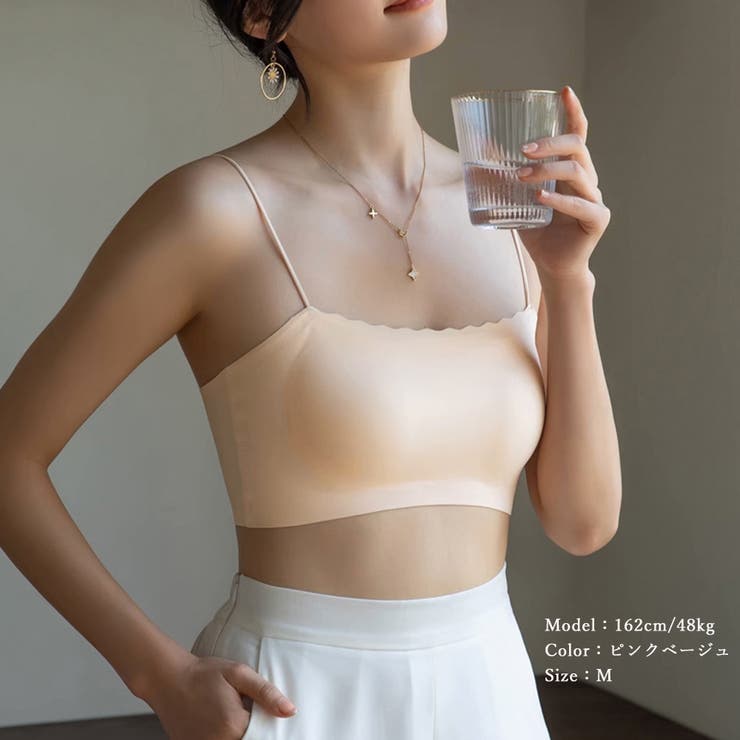 ハーフトップ カップ付きキャミソール快適 | SUNSHINE CLOSET | 詳細画像7 