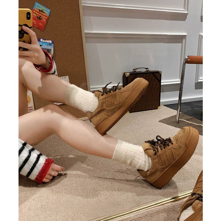 大人カジュアル 厚底スニーカー ベーシック | SUNSHINE CLOSET | 詳細画像14 