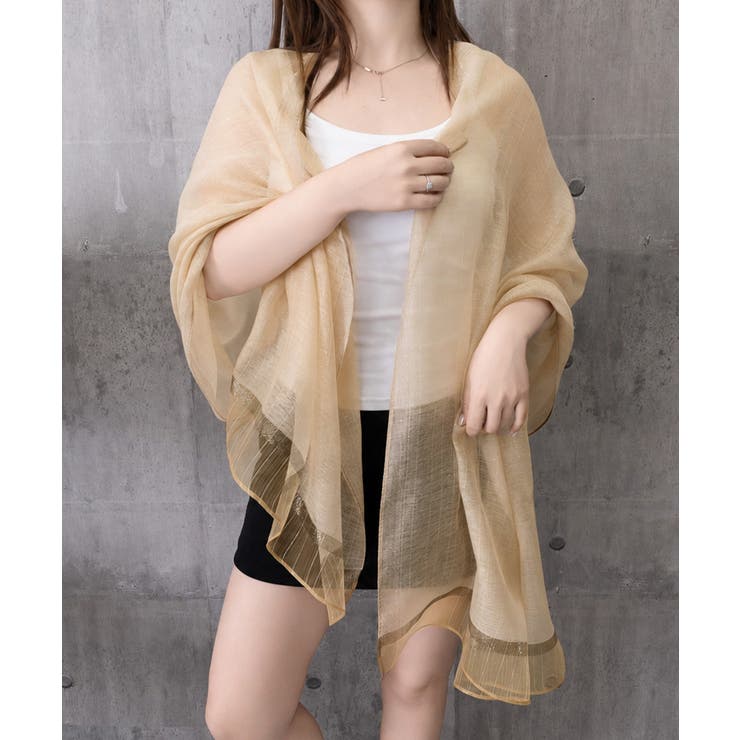 レディースUV対策冷房対策スカーフショール 上品シルクタッチ 大判ストール春夏薄… | SUNSHINE CLOSET | 詳細画像28 