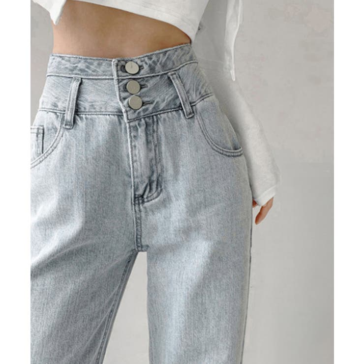 ハイウエスト デニムパンツ レディース | SUNSHINE CLOSET | 詳細画像1 