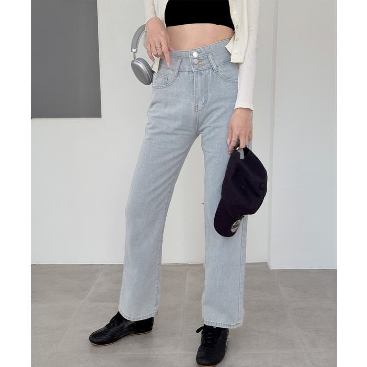 ハイウエスト デニムパンツ レディース | SUNSHINE CLOSET | 詳細画像10 