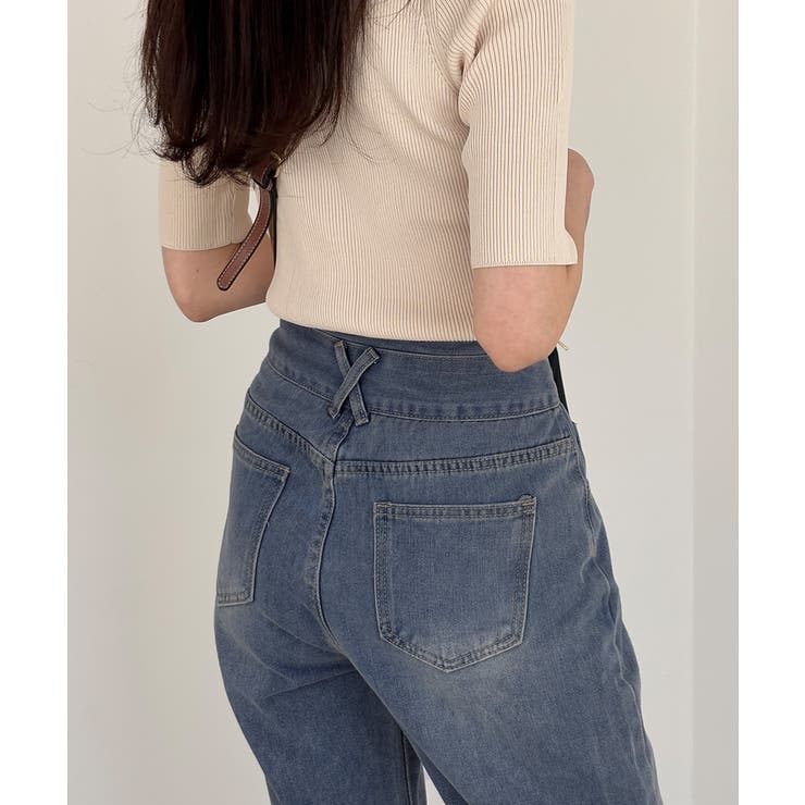 ハイウエスト デニムパンツ レディース | SUNSHINE CLOSET | 詳細画像23 