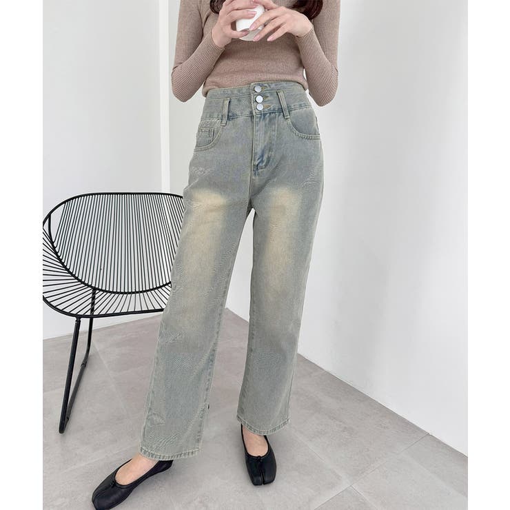 ハイウエスト デニムパンツ レディース | SUNSHINE CLOSET | 詳細画像25 