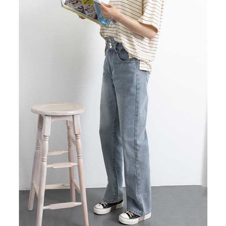 ハイウエスト デニムパンツ レディース | SUNSHINE CLOSET | 詳細画像39 