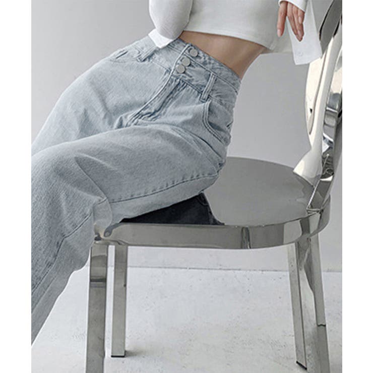 ハイウエスト デニムパンツ レディース | SUNSHINE CLOSET | 詳細画像4 