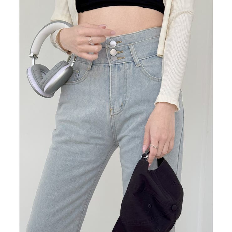 ハイウエスト デニムパンツ レディース | SUNSHINE CLOSET | 詳細画像9 