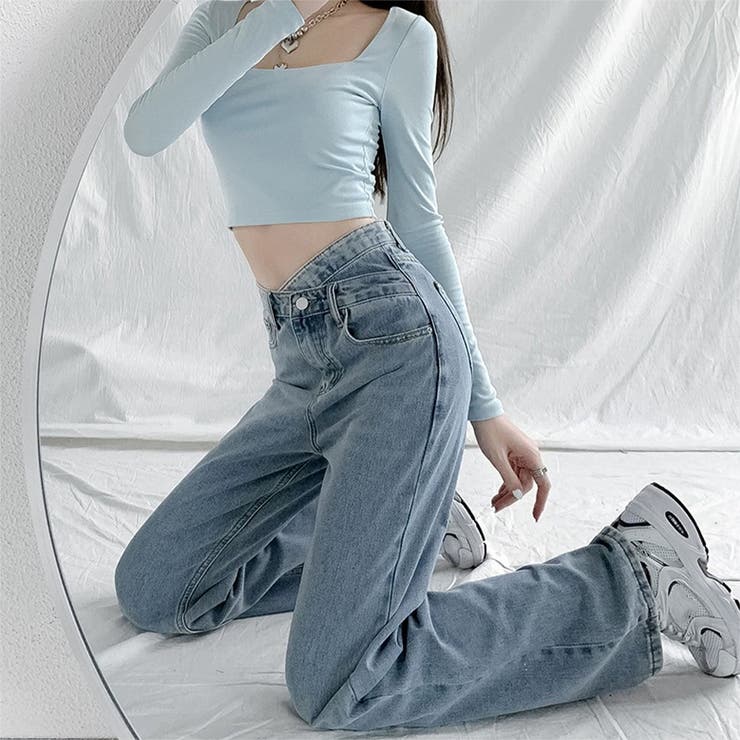 ストレートデニム ウエストレイヤード風 | SUNSHINE CLOSET | 詳細画像12 