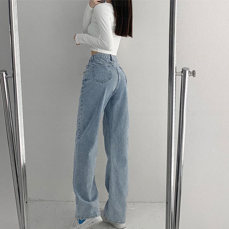 ストレートデニム ウエストレイヤード風 | SUNSHINE CLOSET | 詳細画像4 