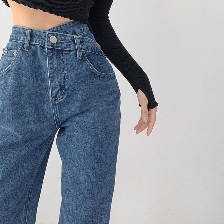 ストレートデニム ウエストレイヤード風 | SUNSHINE CLOSET | 詳細画像8 