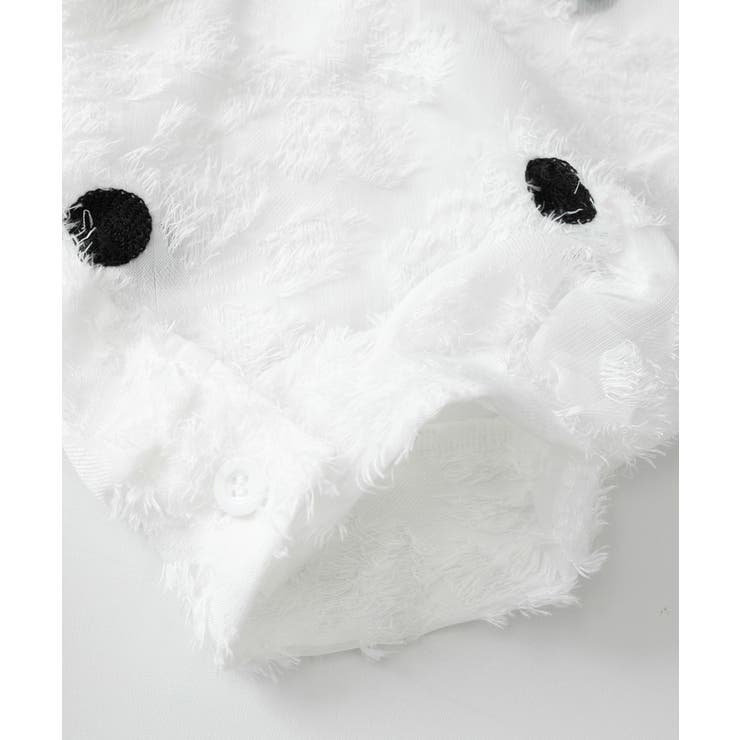 ドット柄カーディガン シースルートップス | SUNSHINE CLOSET | 詳細画像22 