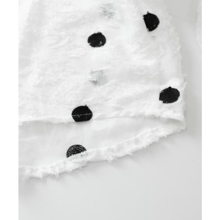 ドット柄カーディガン シースルートップス | SUNSHINE CLOSET | 詳細画像23 