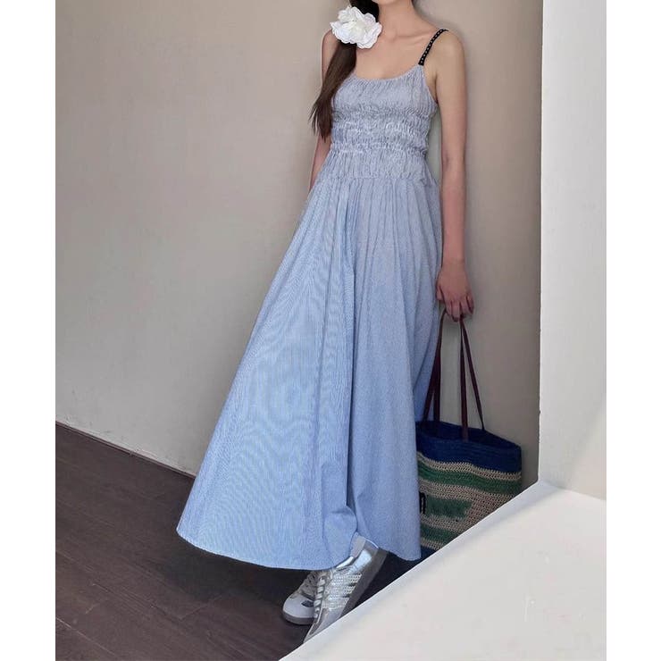 ストライプ柄キャミワンピース 大人可愛い | SUNSHINE CLOSET | 詳細画像3 
