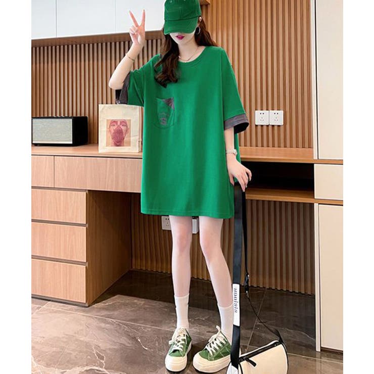 オーバーサイズTシャツチュニックtシャツ | SUNSHINE CLOSET | 詳細画像13 