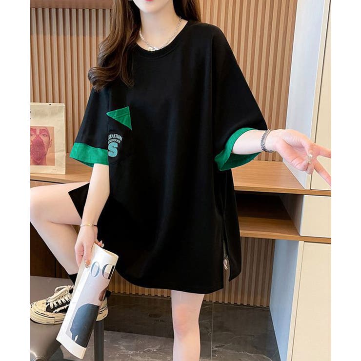 オーバーサイズTシャツチュニックtシャツ | SUNSHINE CLOSET | 詳細画像7 