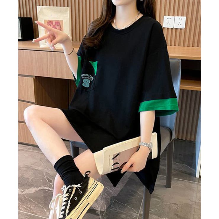 オーバーサイズTシャツチュニックtシャツ | SUNSHINE CLOSET | 詳細画像8 
