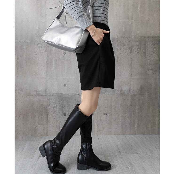 タックショートパンツウール風ワイドパンツ | SUNSHINE CLOSET | 詳細画像18 