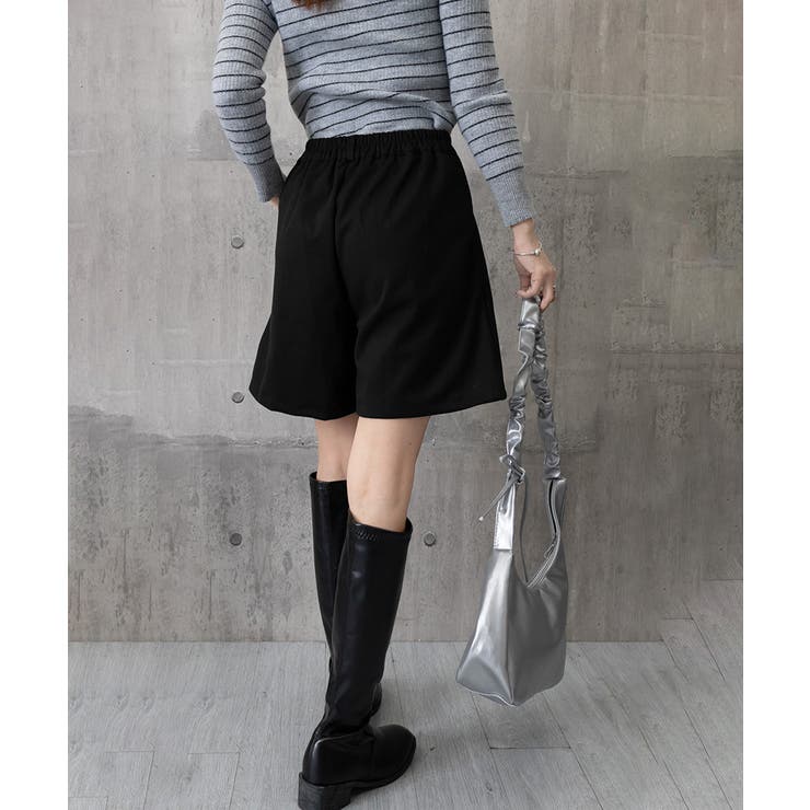 タックショートパンツウール風ワイドパンツ | SUNSHINE CLOSET | 詳細画像19 