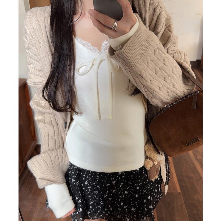 Vネック 長袖tシャツ おしゃれ | SUNSHINE CLOSET | 詳細画像12 