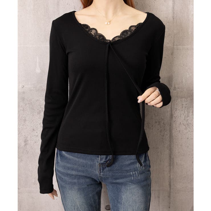 Vネック 長袖tシャツ おしゃれ | SUNSHINE CLOSET | 詳細画像15 