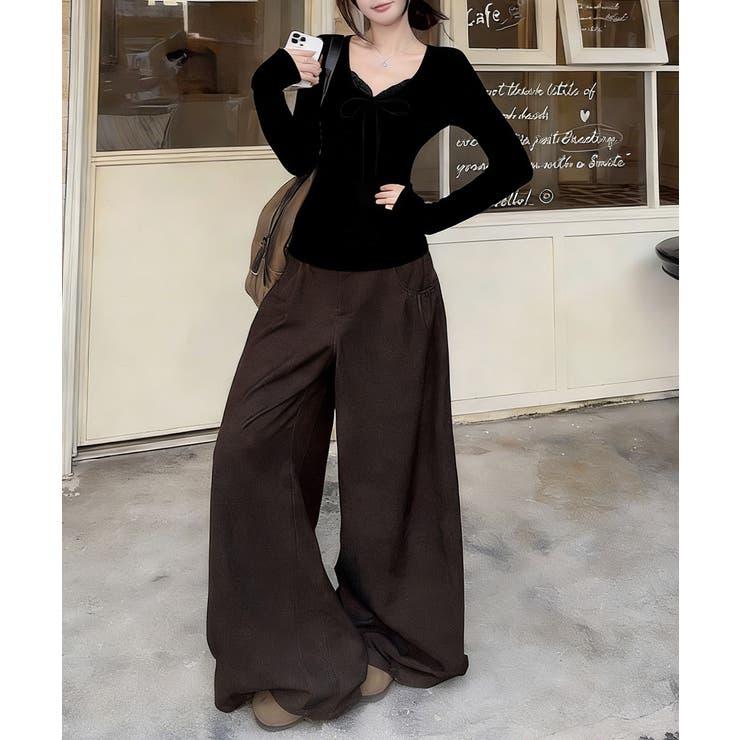 Vネック 長袖tシャツ おしゃれ | SUNSHINE CLOSET | 詳細画像9 