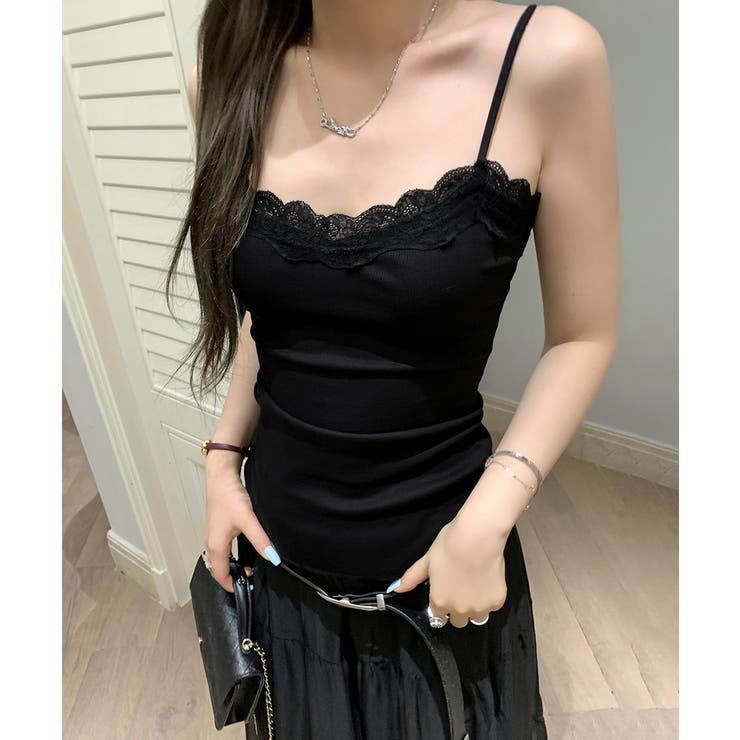 VネックTシャツ レースキャミソール単品 | SUNSHINE CLOSET | 詳細画像16 