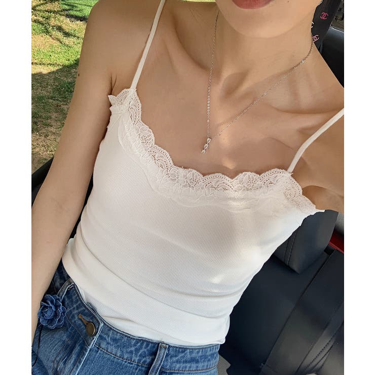VネックTシャツ レースキャミソール単品 | SUNSHINE CLOSET | 詳細画像18 