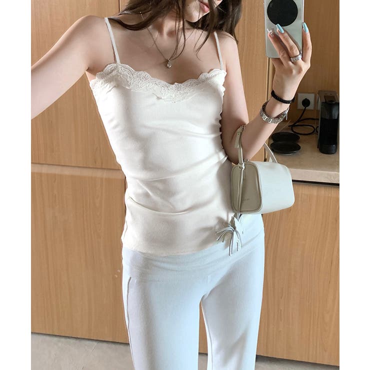 VネックTシャツ レースキャミソール単品 | SUNSHINE CLOSET | 詳細画像19 