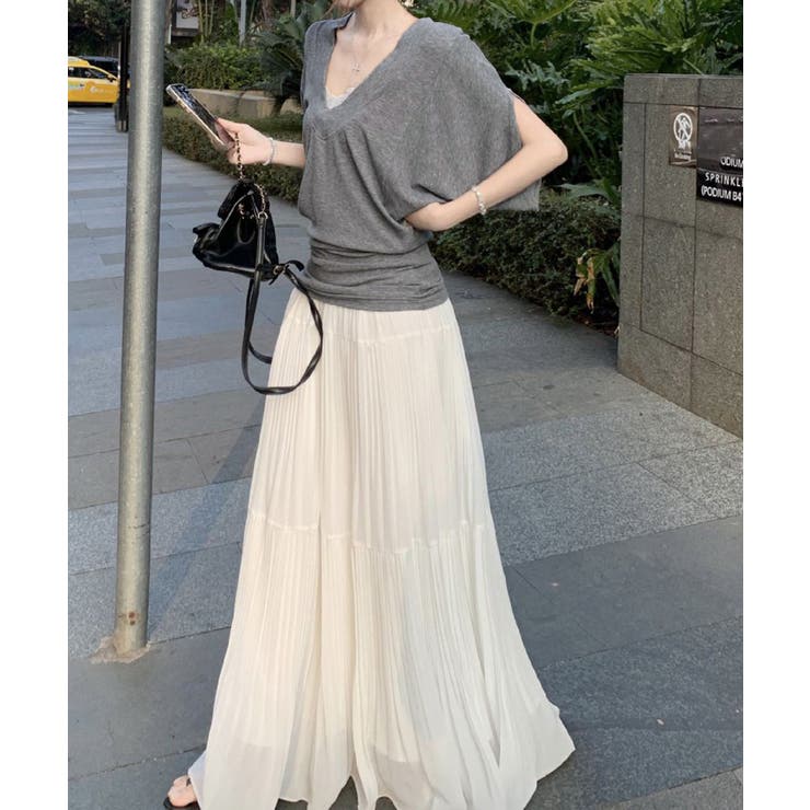 VネックTシャツ レースキャミソール単品 | SUNSHINE CLOSET | 詳細画像5 