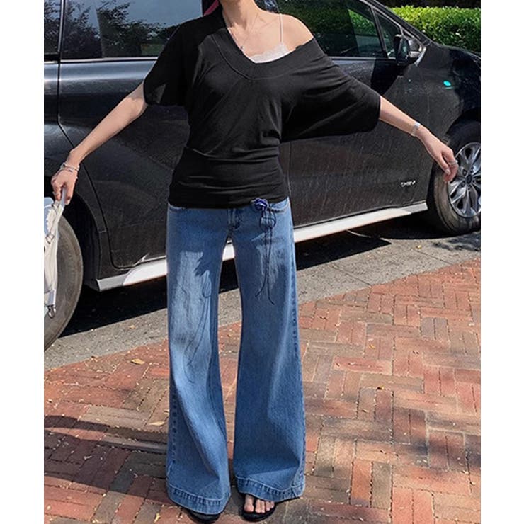 VネックTシャツ レースキャミソール単品 | SUNSHINE CLOSET | 詳細画像7 