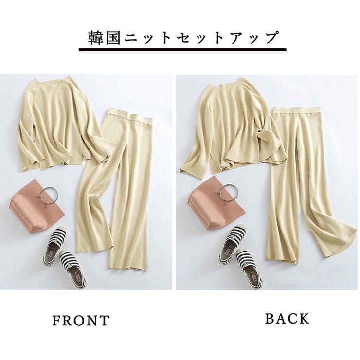 韓国ニットセットアップ レディース 秋冬 | SUNSHINE CLOSET | 詳細画像3 